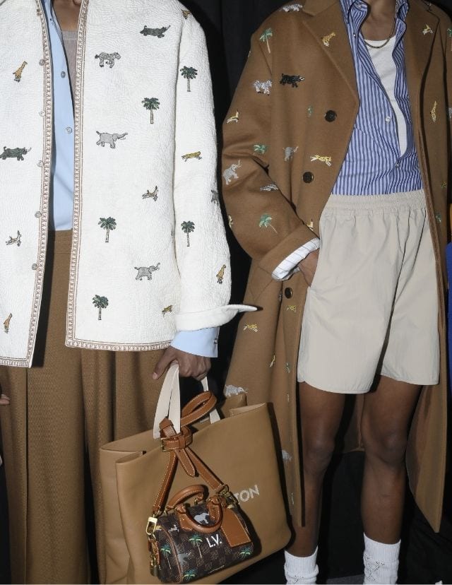 Details from the LV Men's Spring/Summer 2026 runway, photographed backstage. PHOTOS: COURTESY OF LOUIS VUITTON